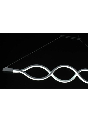 Люстра світлодіодна підвісна LED світильник для квартири на стелю ледве 27438 Білий 30-110х6х102 см. Sunnysky (324396337)