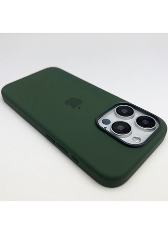 Чохол Silicone case Magsafe для 15 PRO MAX Full Open camera Magnetic на айфон 15 ПРО МАКС / Green No Brand (369137078)