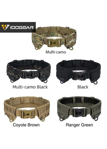 Розвантажувальний ремінь Idogear Оливковий розмір M No Brand (332634825)
