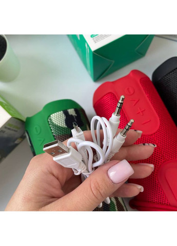 Бездротова колонка червона Bluetooth колонка для музики та відпочинку портативна акустична система Hoco (372460086)