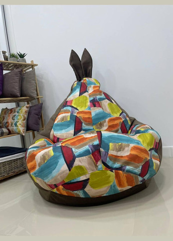 Крісло-мішок Зайчик Груша, MEGA XXXL - 160х120 Оксфорд 600D.PU.WR 216 SkyPuff (339871491)