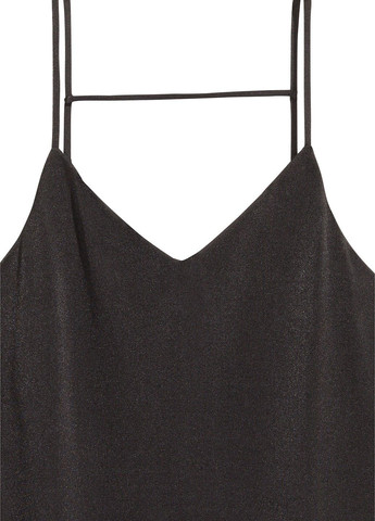 Черное коктейльное платье H&M