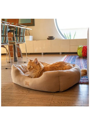 Лежак для кошек и собак Coccolo Microfleece 60 бежевый 66 x 50 x 20 см 83316013 Ferplast (282973541)