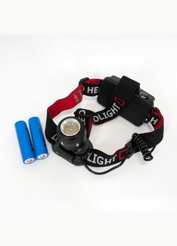 Фонарь налобный светодиодный водонепроницаемый с 2 аккумуляторами BL-T06B-P90, головной фонарик Bailong (364663643)