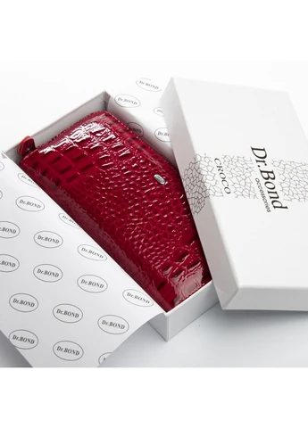 Жіночий лаковий шкіряний гаманець PE PEW38 red Dr. Bond (363254137)