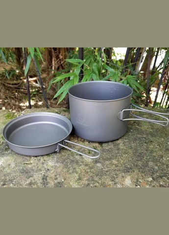 Казанок Toaks Titanium Pot with Pan 1,6L No Brand (316440447)