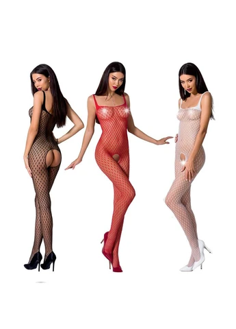 Бодістокінг BS071 S/M/L Passion білий