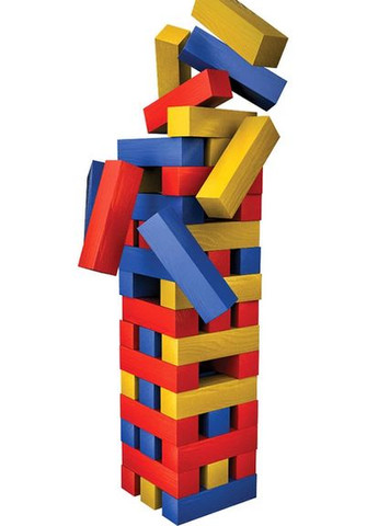 Настільна гра Джанга кольорова Вежа що падає (SM98365) Spin Master (308794537)