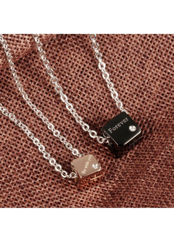 Парні кулони з гравіровкою з нержавіючої медичної сталі PP-034 No Brand (299340030)