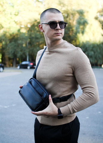 Крос-боді із натуральної гладкої шкіри Vishnya (317842729)