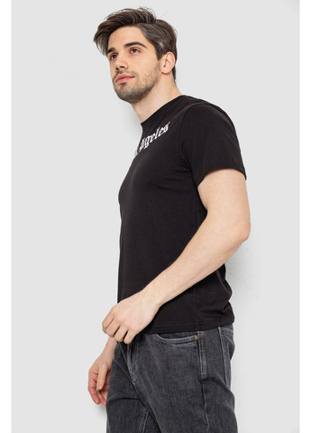 Черная футболка мужская с принтом. Ager