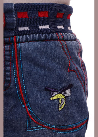 Джинси на траві для хлопчика з ведмедиком сині 86 см (30033) BABYKROHA (323469259)