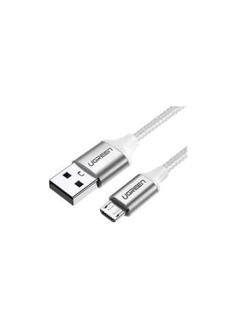 Дата кабеля USB 2.0 AM to Micro 5P 2.0m US290 3A 18W Nickel Plating White (m481396) Ugreen USB 2.0 AM to Micro 5P 2.0m US290 3A 18W Nickel Pl (367063217)