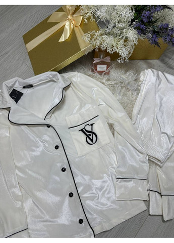 Молочная всесезон женская бархатная пижама рубашка + брюки Avanti