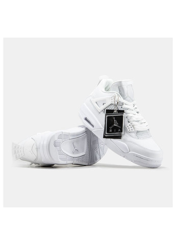 Білі Осінні кросівки чоловічі Nike Air Jordan 4 White
