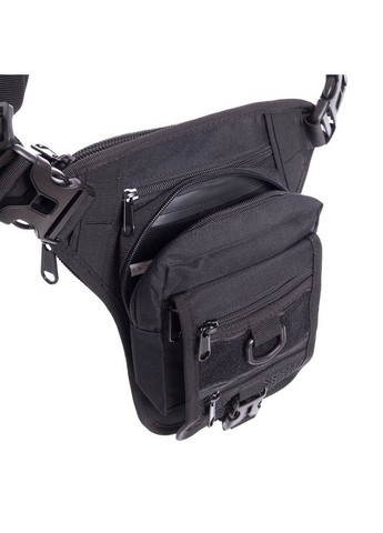 Сумка тактическая на бедро SILVER (нейлон, оксфорд 900D, р-р 30х25х6, 5см, 5л, Черный) (TY-176_Черный) SILVER KNIGHT (361436398)