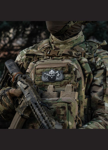 Нашивка Viking's Drakkar Black/Grey M-TAC (315047708)