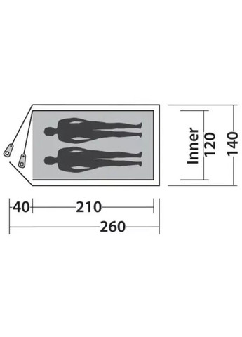 Намет Meteor 200 Rustic Green 120392 Easy Camp (316619294)