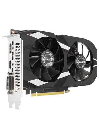 Видеокарта GeForce RTX 3050,, DUAL OC, 6Gb GDDR6, 96bit, DVI-D/HDMI/DP, 1537/14000 MHz (DUAL-RTX3050-O6G) Asus (314973526)
