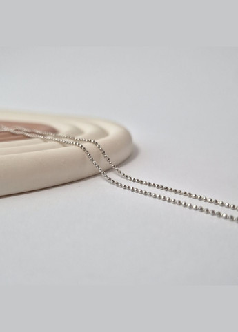 Серебряная цепочка с шариками см * 1 мм серебро 925 пробы Родированное 2.06г pdlc120rod No Brand (306854571)