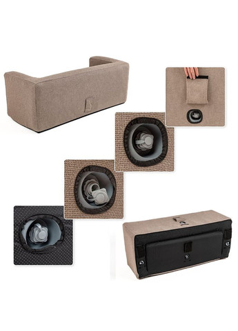 Комплект надувних меблів диван та 2 крісла коричневий SW-00002657 No Brand (361664182)