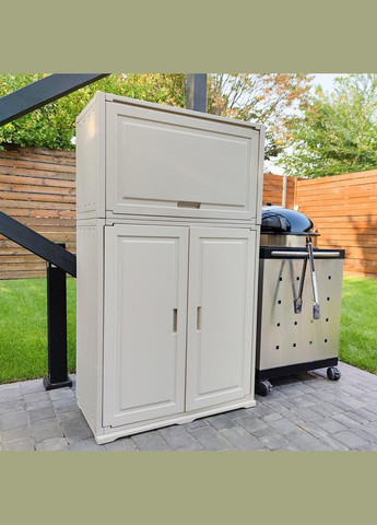 Пластиковая раскладная полицатумба Белая 82х45х49 см Sticker Wall (300241693)