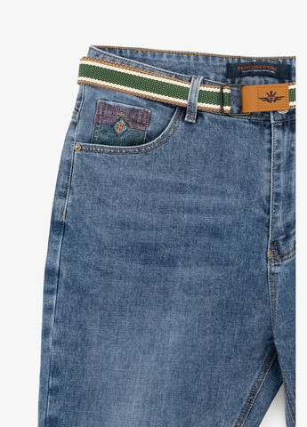 Синие летние джинсы мужские 8711 синий shop (2000999171567) Mom Fit No Brand