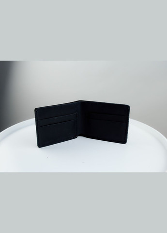 Гаманець чоловічий біфолд шкіряний чорний SKILL (296487252)