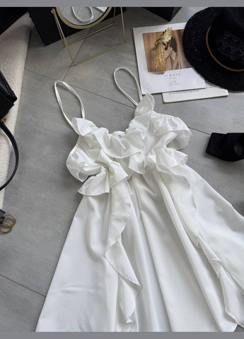 Молочна кежуал, коктейльна, вечірня жіноча сукня FINO Mode