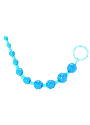 Анальний ланцюжок блакитного кольору на 10 кульок We Love (284278214)