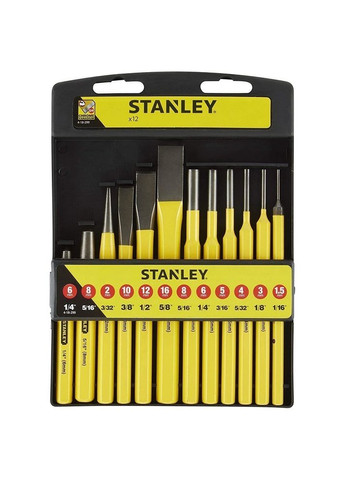 Набір бородків і зубил 12 пр 4-18-299 Stanley (316616343)