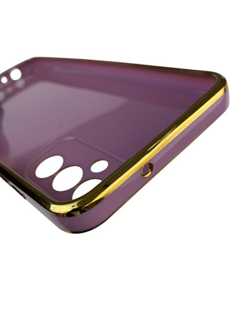 Чехол для Galaxy M23 5G SM-M236 с кольцом MagSafe с золотой окантовкой на самсунг м23 черничный gs1 Samsung (366227960)