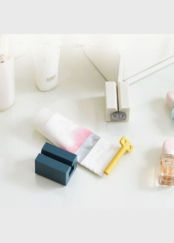 Універсальний тримач-видавлювач зубної пасти та крему HomeSqueezer, Бежевий ( ) No Brand (302392544)