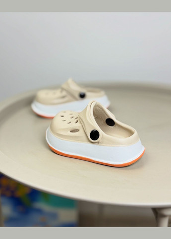 Детские крокси бежевые 1524 No Brand (332201424)