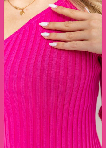 Розовое кэжуал платье вязаное Ager однотонное