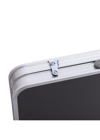 Розкладний стіл + 4 стільці кемпінговий набір для пікніка, риболовлі, відпочинку, туризму Сірий JY-12060G LUGI (371787546)