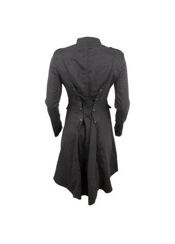 Черная демисезонная куртка женская Please