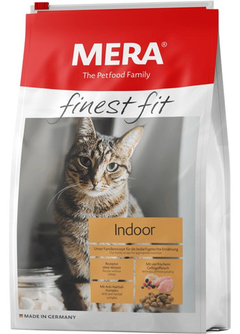 Корм для домашніх котів Finest Fit Indoor 1.5 кг (4025877337284) Mera (364788420)