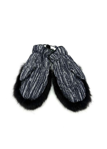 Детские перчатки, арт. AV-044, бело-черный кролик, 7-9 лет Fiona (361858286)