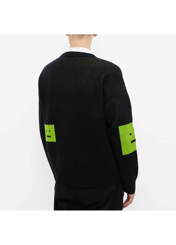 Комбинированный демисезонный свитер Acne Studios