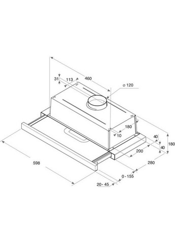 Витяжка AKR750GSD WHIRLPOOL (323092795)