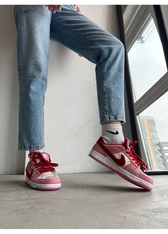 Белые демисезонные кроссовки мужские nike sb dunk low strangelove найк сб данк No Brand