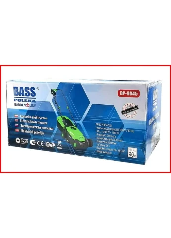 Газонокосарка електрична 9045 газонокосарка для дачі косарка для газону Bass Polska (393659477)