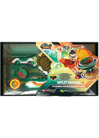 Волчок VI серия Split Series Flaming Wind Dragon Tiger Горящий Ветер Дракон Тигр (EU654145) Infinity Nado (361890503)
