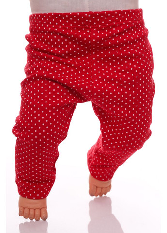 Червоний демісезонний туніка з лосинами для дівчинки трикотажний ромашки червоний 68 см (30726) BABYKROHA