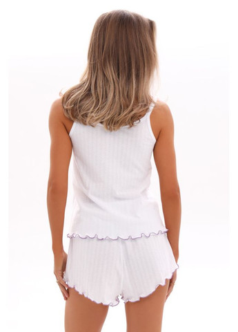 Комбинированная всесезон пижама женская из ажурного хлопка 804183 German Volf 25066