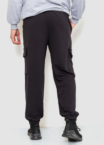 Спортивні штани чоловічі двонитка, колір чорний, Ager (276839962)