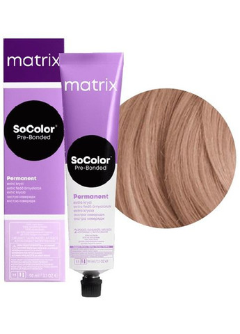 Стійка фарба для фарбування сивого волосся SoColor PreBonded Extra Coverage 508M світлий блондин Matrix (292736095)
