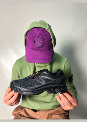 Чорні всесезон кросівки чоловічі і жіночі salomon xt-6 adv dover black | саломон хт-6 чорні No Brand