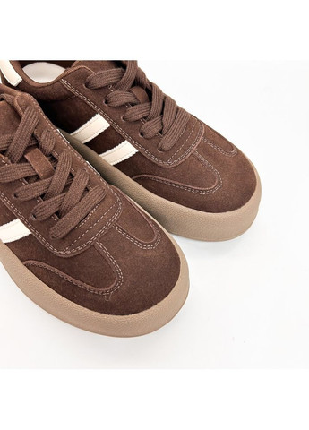 Темно-коричневые кеды (р) замша 0-1-1-z-45-d-318-2 Lifexpert